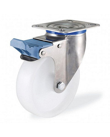 Колёсная опора KAMA S-3202-MMB-125-F18 с тормозом