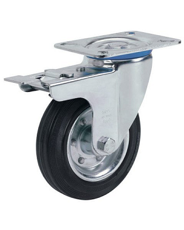 Колёсная опора ALEX A-3302-SLS-100-F18 с тормозом