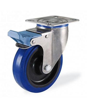 Колёсная опора KAMA S-3302-PRB-125-F18 с тормозом