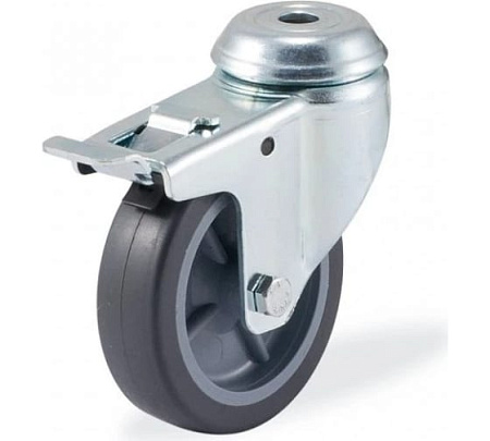 Orko-1700-MTB-050l-F18 Поворотная колесная опора под болт с тормозом