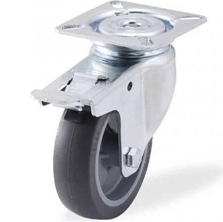 Orko-1702-MTB-100l-F18 Поворотная колесная опора с тормозом