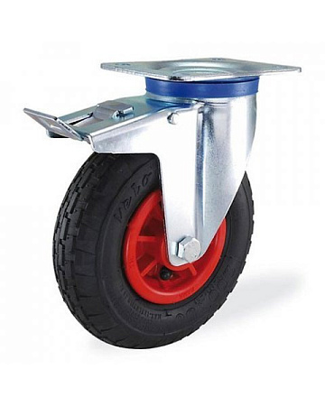 Колёсная опора KAMA 3302-MHR-200-F18 с тормозом