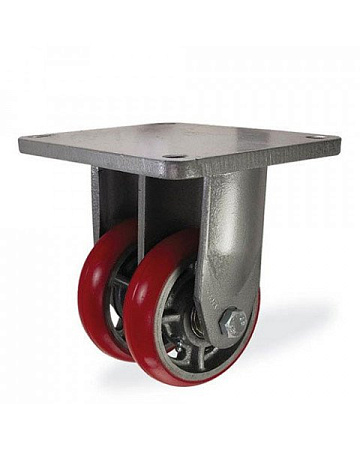 Колёсная опора KAMA 6707-D2OR-300 неповоротная