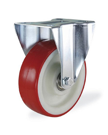 Колёсная опора KAMA 3807-PUR-150 неповоротная