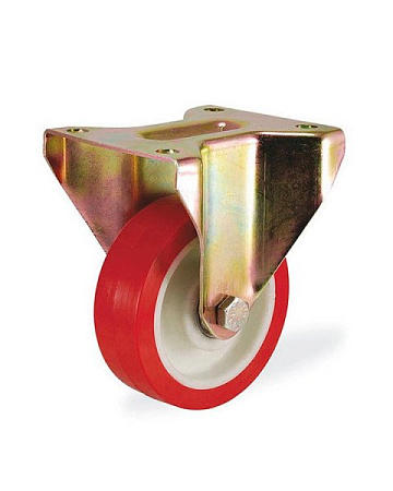 Колёсная опора KAMA 3607-PUR-200 неповоротная