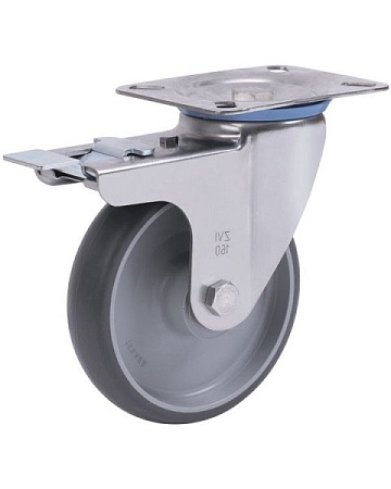 Колёсная опора ALEX A-S-3302-MTB-160-F18 с тормозом