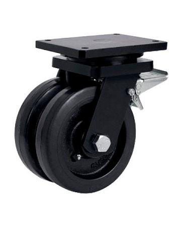 Колёсная опора ALEX A-6702-DYR-250-F09 с тормозом